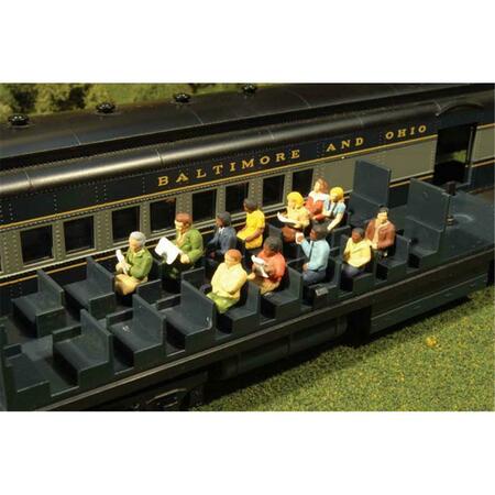 BACHMANN O Waist-Up Seated Passengers, 12PK BAC33165